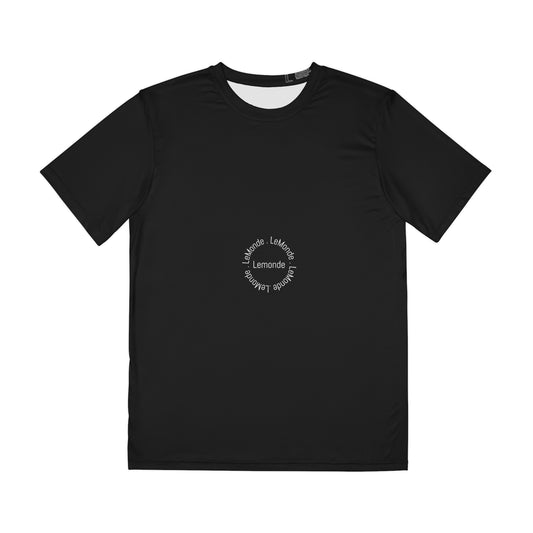 Men's Polyester Tee - Stylish LeMonde Graphic T-Shirt for Everyday Wear